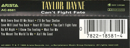 Taylor Dayne : Can't Fight Fate (Cass, Album, Chr)