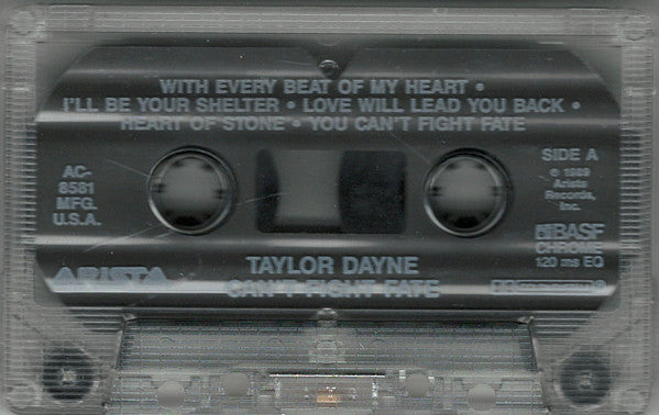 Taylor Dayne : Can't Fight Fate (Cass, Album, Chr)