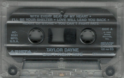 Taylor Dayne : Can't Fight Fate (Cass, Album, Chr)