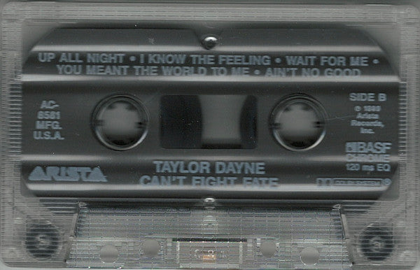 Taylor Dayne : Can't Fight Fate (Cass, Album, Chr)