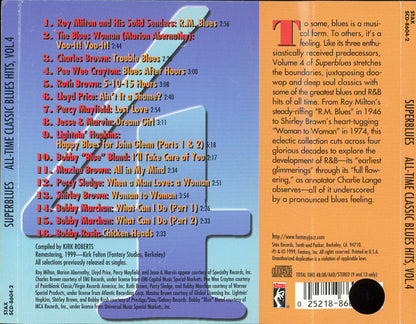 Various : Superblues, Vol. 4 All-Time Classic Blues Hits (CD, Comp, Promo)