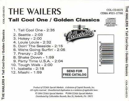 The Wailers (2) : Tall Cool One (CD, Album, Comp, RE)