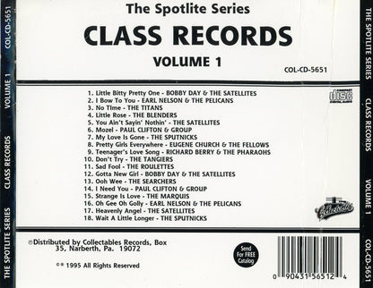 Various : Spotlite On Class Records, Volume 1 (CD, Comp)