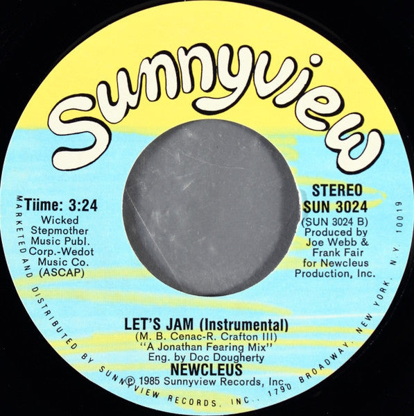 Newcleus : Let's Jam (7", Styrene)