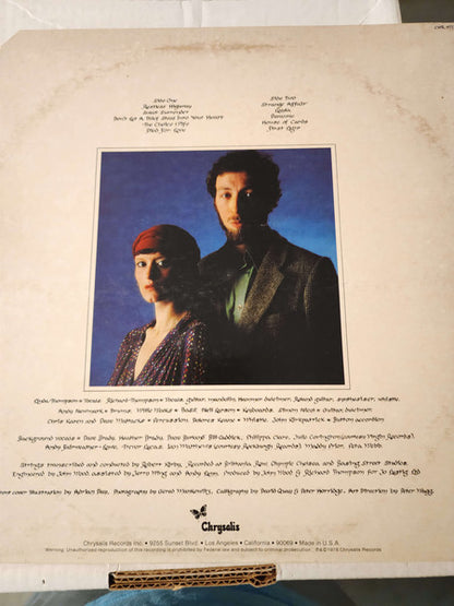 Richard & Linda Thompson : First Light (LP, Album, San)