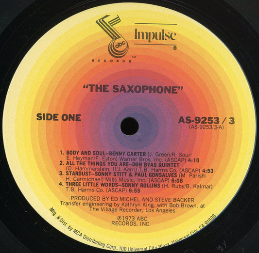Various : The Saxophone (3xLP, Comp)