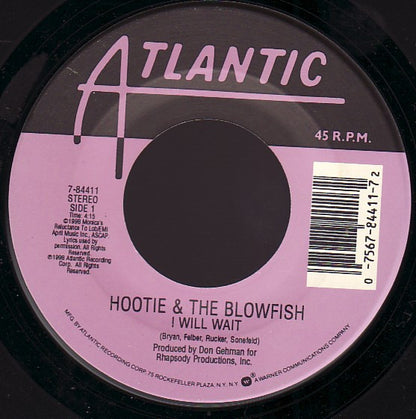 Hootie & The Blowfish : I Will Wait / Wishing (7")