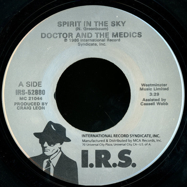 Doctor & The Medics : Spirit In The Sky (7", Single)