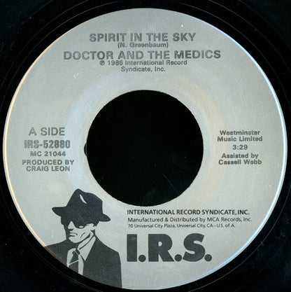 Doctor & The Medics : Spirit In The Sky (7", Single)