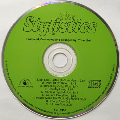The Stylistics : The Stylistics (CD, Album)
