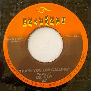Lee Roy (14) : Thank You For Calling / Skoobie Doo (7")