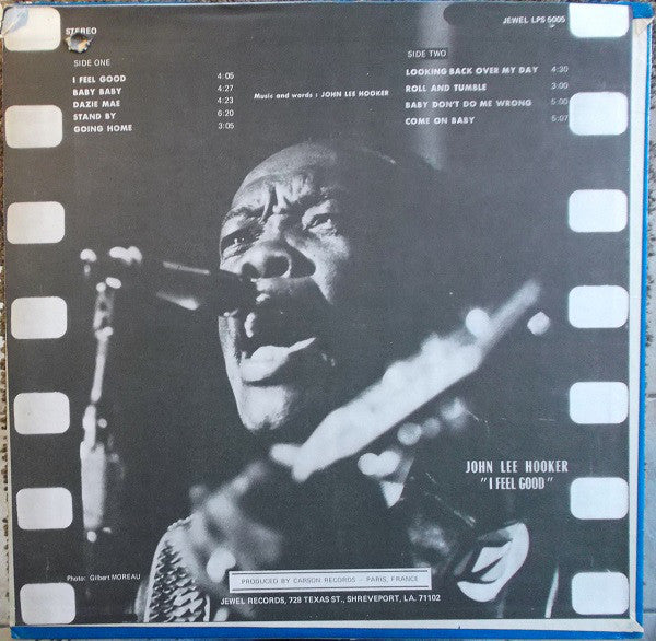 John Lee Hooker : I Feel Good! (LP, Album)