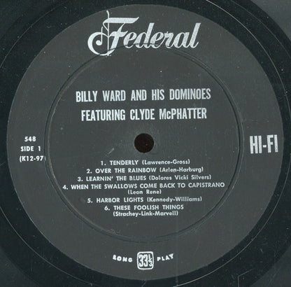 Billy Ward And His Dominoes : Billy Ward And His Dominoes Featuring Clyde McPhatter (LP, Album)