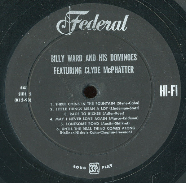 Billy Ward And His Dominoes : Billy Ward And His Dominoes Featuring Clyde McPhatter (LP, Album)