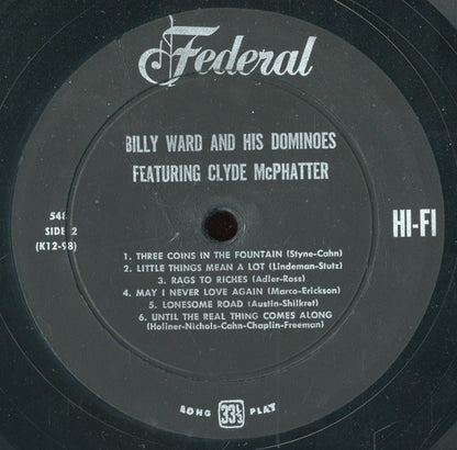 Billy Ward And His Dominoes : Billy Ward And His Dominoes Featuring Clyde McPhatter (LP, Album)