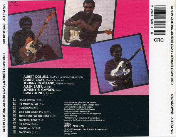 Albert Collins, Robert Cray, Johnny Copeland : Showdown! (CD, Album, Club, CRC)
