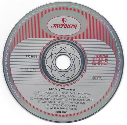 Bon Jovi : Slippery When Wet (CD, Album)