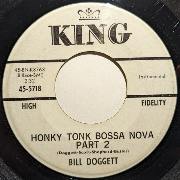 Bill Doggett : Honky Tonk Bossa Nova Part 2 (7", Promo)