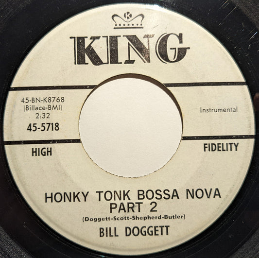Bill Doggett : Honky Tonk Bossa Nova Part 2 (7", Promo)