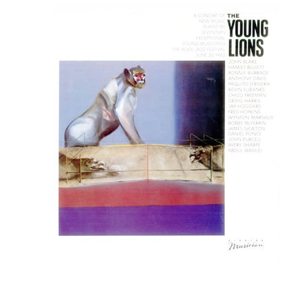 Various : The Young Lions - A Concert Of New Music Played By Seventeen Exceptional Young Musicians - The Kool Jazz Festival June 30, 1982 (2xLP, Album, Gat)