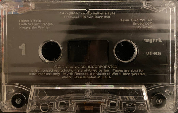 Amy Grant : My Father's Eyes (Cass, Album)