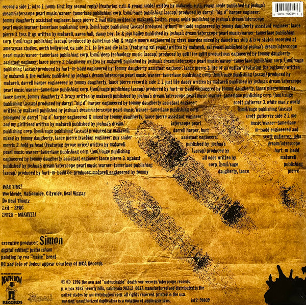 Makaveli : The Don Killuminati (The 7 Day Theory) (2xLP, Album)