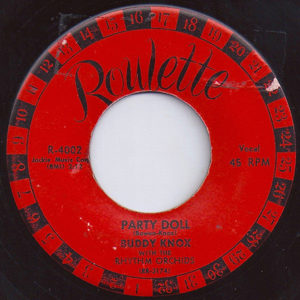 Buddy Knox With The Rhythm Orchids : Party Doll (7")