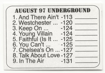 Various : Promo Only Underground Series: August 97 (CD, Comp, Promo)