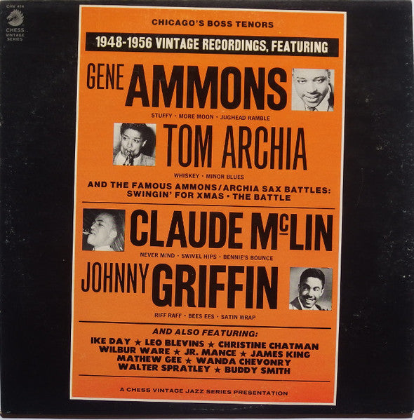 Various : Chicago's Boss Tenors (LP, Comp)