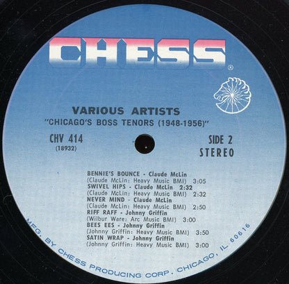 Various : Chicago's Boss Tenors (LP, Comp)