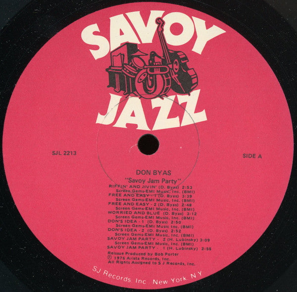 Don Byas : Savoy Jam Party (2xLP, Comp)