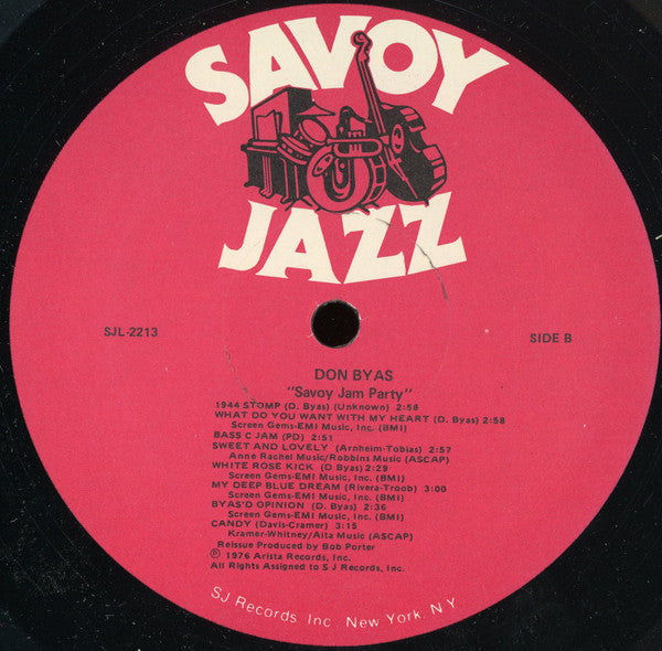 Don Byas : Savoy Jam Party (2xLP, Comp)