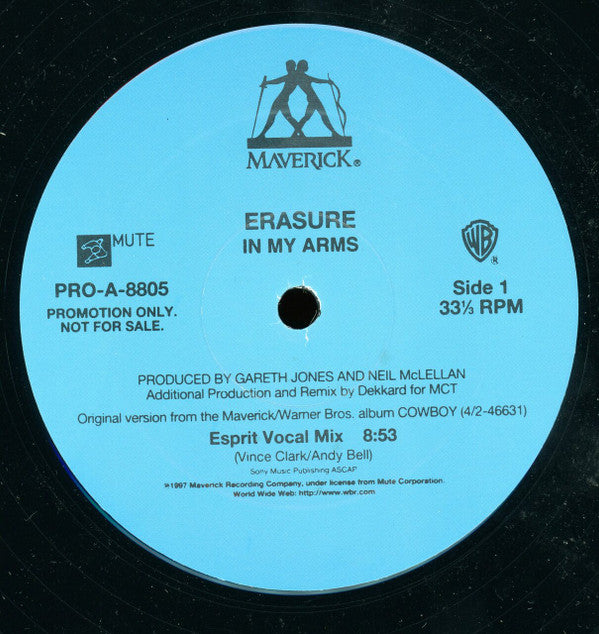Erasure : In My Arms (12", Promo)