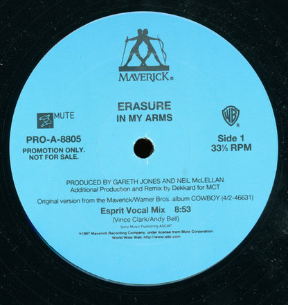 Erasure : In My Arms (12", Promo)