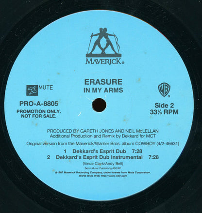 Erasure : In My Arms (12", Promo)