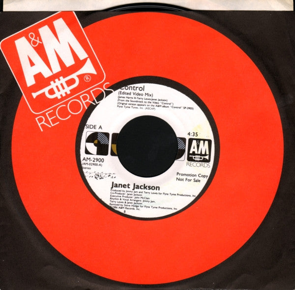 Janet Jackson : Control (7", Promo)