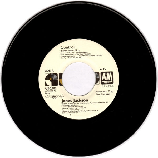 Janet Jackson : Control (7", Promo)