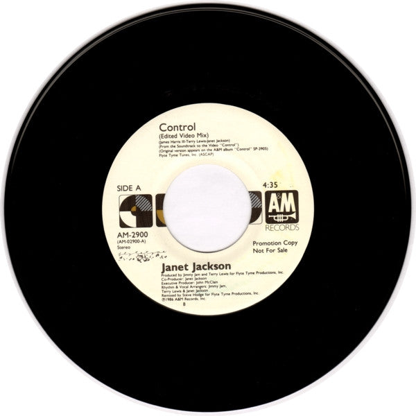 Janet Jackson : Control (7", Promo)