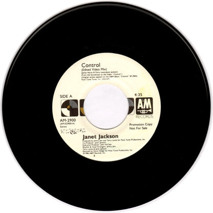 Janet Jackson : Control (7", Promo)