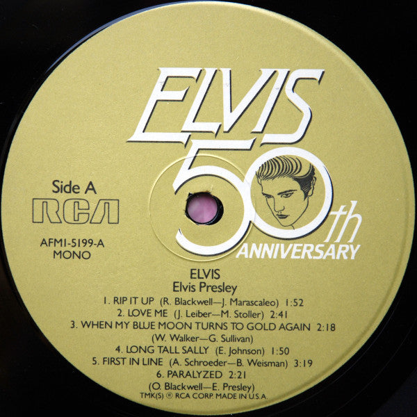 Elvis Presley : Elvis (LP, Album, Mono, RE, RM)