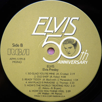 Elvis Presley : Elvis (LP, Album, Mono, RE, RM)