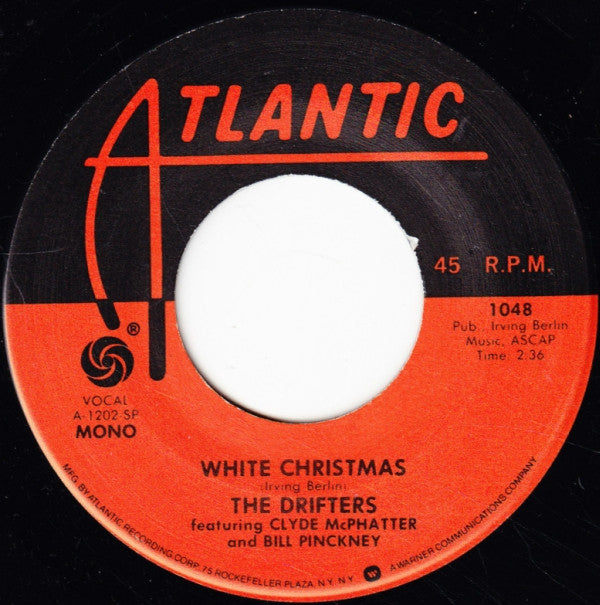 The Drifters Featuring Clyde McPhatter And Bill Pinkney : White Christmas (7", RE, 75 )