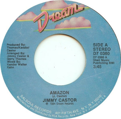 Jimmy Castor : Amazon (7", Styrene, Ind)