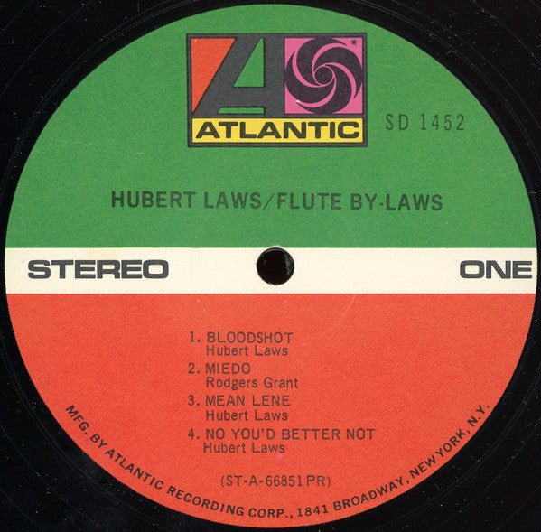 Hubert Laws : Flute By-Laws (LP, Album, RP, PR )