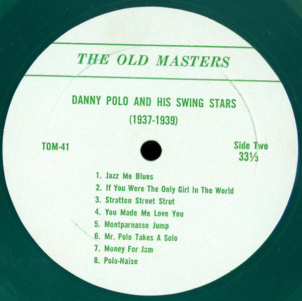Danny Polo & His Swing Stars : 1937 - 1939 (LP, Comp, Gre)