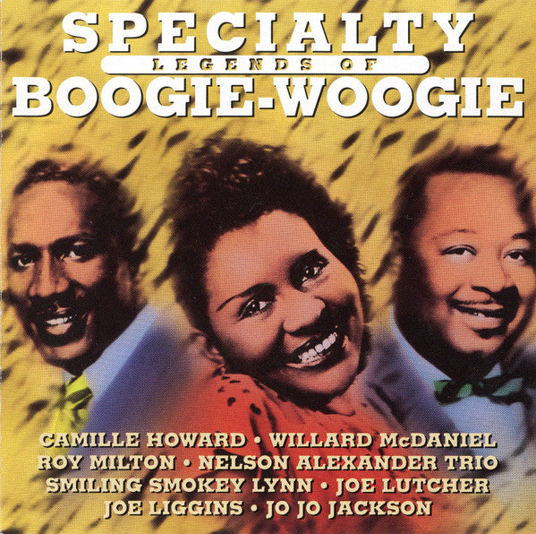 Various : Specialty Legends Of Boogie-Woogie (CD, Comp, Promo, RM)