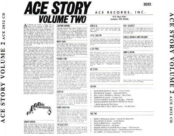 Various : Ace Story Volume Two (CD, Comp)