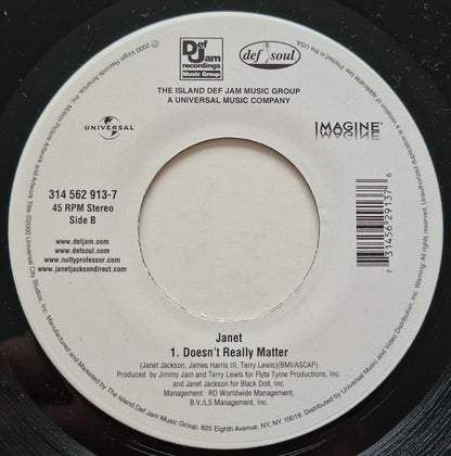 Janet Jackson : Doesn't Really Matter (7")
