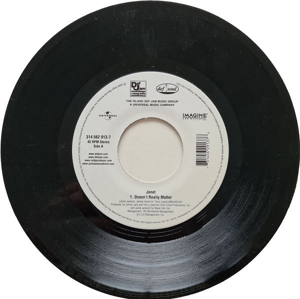 Janet Jackson : Doesn't Really Matter (7")