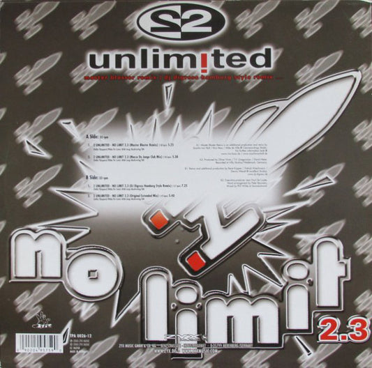 2 Unlimited : No Limit 2.3 (12", Single)